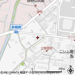 佐賀県神埼郡吉野ヶ里町立野534周辺の地図