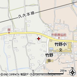 福岡県久留米市田主丸町中尾1879周辺の地図