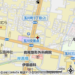 紳士服のフタタ日田店周辺の地図