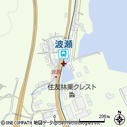 波瀬駅周辺の地図