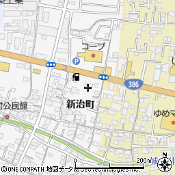 ホワイト急便日田工場周辺の地図