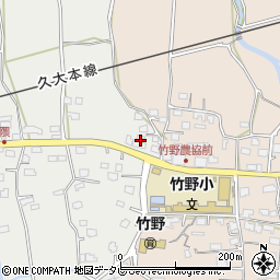 福岡県久留米市田主丸町中尾1875周辺の地図