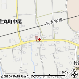 福岡県久留米市田主丸町中尾1849-1周辺の地図