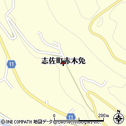 長崎県松浦市志佐町赤木免周辺の地図