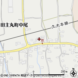 福岡県久留米市田主丸町中尾1847周辺の地図