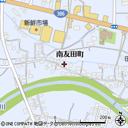 大分県日田市友田548周辺の地図