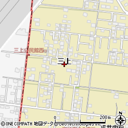 佐賀県三養基郡上峰町三上周辺の地図