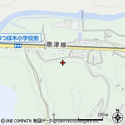 佐賀県唐津市厳木町巻木周辺の地図