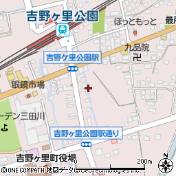 佐賀県神埼郡吉野ヶ里町吉田周辺の地図