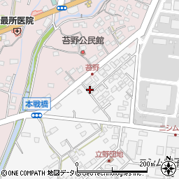 佐賀県神埼郡吉野ヶ里町立野349-11周辺の地図