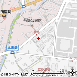 佐賀県神埼郡吉野ヶ里町立野349-5周辺の地図