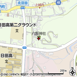 八阪神社周辺の地図