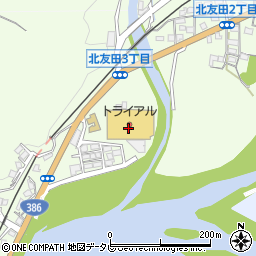 スーパーセンタートライアル日田店周辺の地図