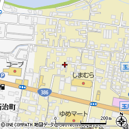 大分県日田市十二町周辺の地図