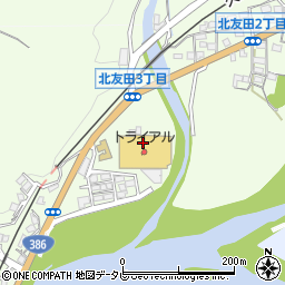 トライアル日田店周辺の地図