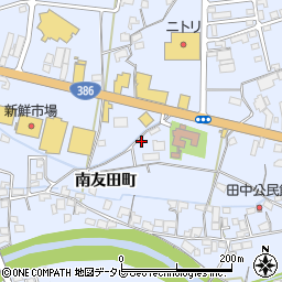 日田フレンドワーク周辺の地図