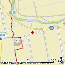 ミニストップ中津隈店周辺の地図
