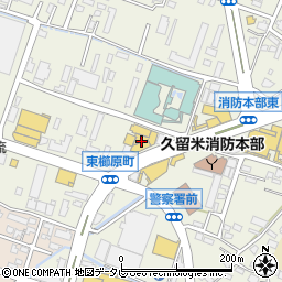 福岡トヨペット櫛原店周辺の地図