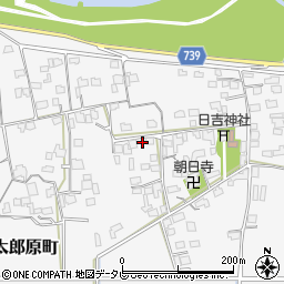 福岡県久留米市太郎原町周辺の地図