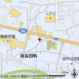 ワークマンプラス日田店周辺の地図