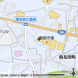 ラーメンごくまる　日田店周辺の地図