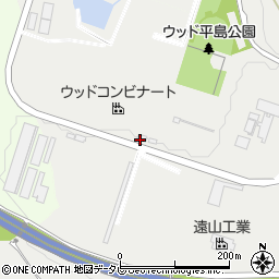 日田木材協同組合　市場周辺の地図