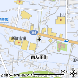スズキ自販大分スズキアリーナ日田中央周辺の地図