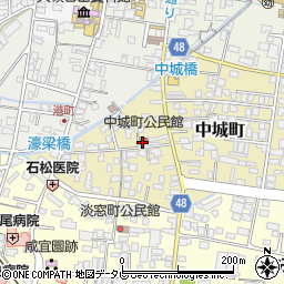 中城町公民館周辺の地図