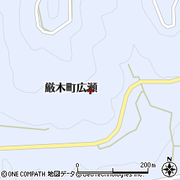 佐賀県唐津市厳木町広瀬周辺の地図