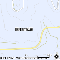 佐賀県唐津市厳木町広瀬周辺の地図
