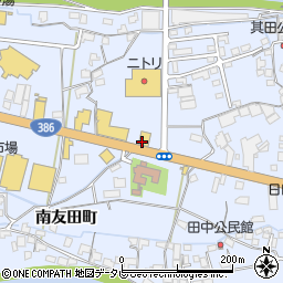 ジョイフル 日田友田店周辺の地図