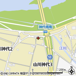 神代公民館周辺の地図