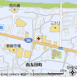 日産プリンス大分日田店周辺の地図
