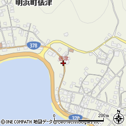 俵津周辺の地図