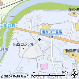 セリア日田友田店周辺の地図