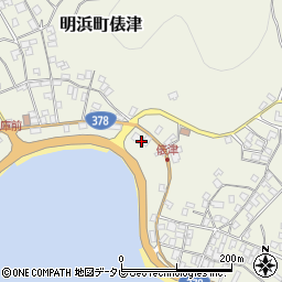 俵津自動車整備工場周辺の地図
