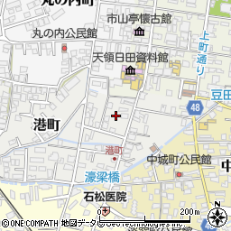 大分県日田市港町3-25周辺の地図