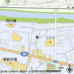 大分県日田市友田1014周辺の地図
