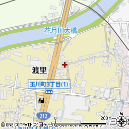 大分県日田市渡里1490-4周辺の地図