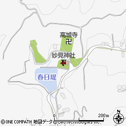 妙見神社周辺の地図