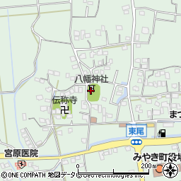 八幡神社周辺の地図