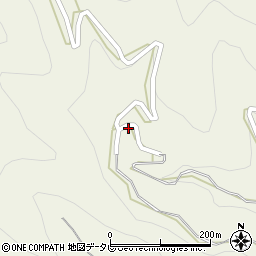 愛媛県宇和島市吉田町法花津3周辺の地図