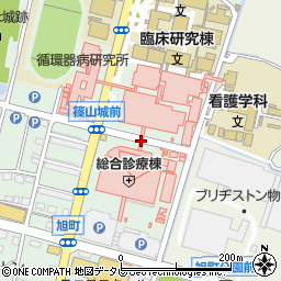 ファミリーマート久留米大学病院店周辺の地図