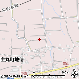 福岡県久留米市田主丸町地徳713-5周辺の地図