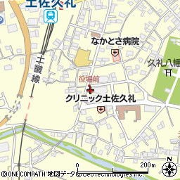 須崎警察署　久礼駐在所周辺の地図
