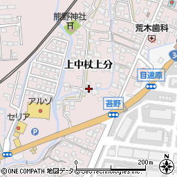 佐賀県神埼郡吉野ヶ里町上中杖上分757周辺の地図