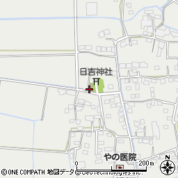 与田区公民館周辺の地図