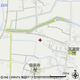 福岡県久留米市善導寺町木塚周辺の地図