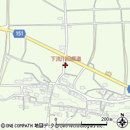 下流川旧県道周辺の地図