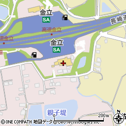 長崎自動車道　金立ＳＡ下り周辺の地図